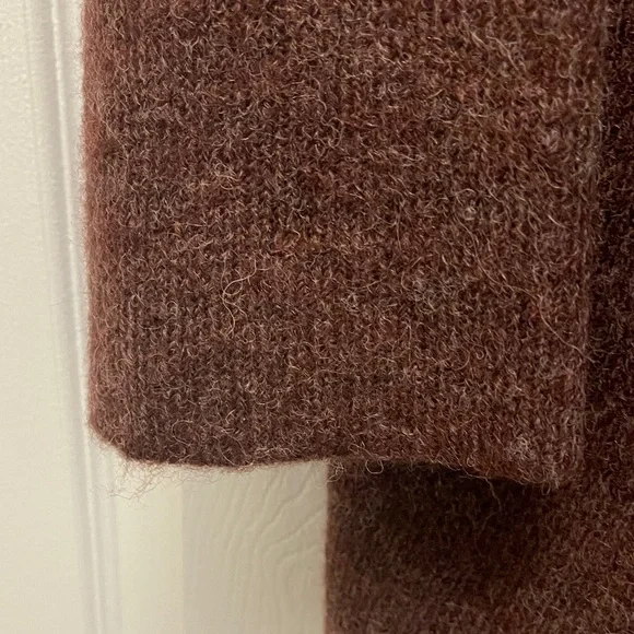 Women's Burgundy Sweater - Picture 5 of 7